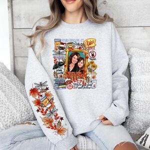 Gildan Women's Gray Crew Neck Sweater